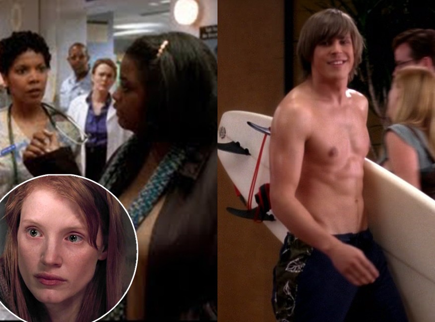 ER, Greys Anatomy, Guest Stars, Octavia Spencer, Jessica Chastain, Chris Lowell